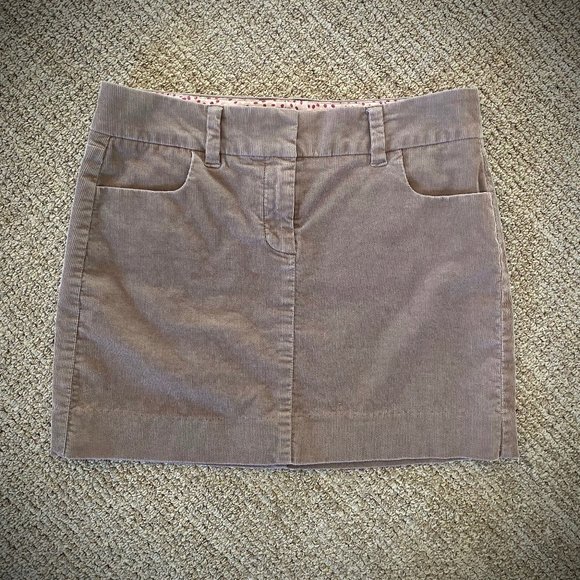 J. Crew Taupe Corduroy Stretch Mini Skirt - Picture 4 of 8